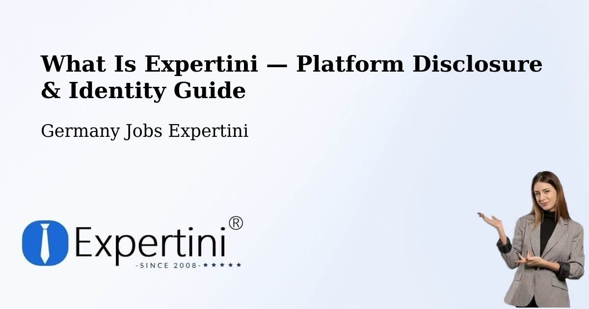 What Is Expertini — Platform Disclosure & Identity Guide – Leipzig